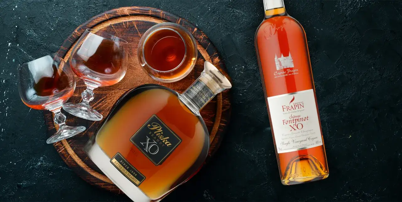 Brandy i koniak: dwa bursztynowe trunki. Koniak Frapin XO i Pliska Brandy XO - czym się różni brandy od koniaku?